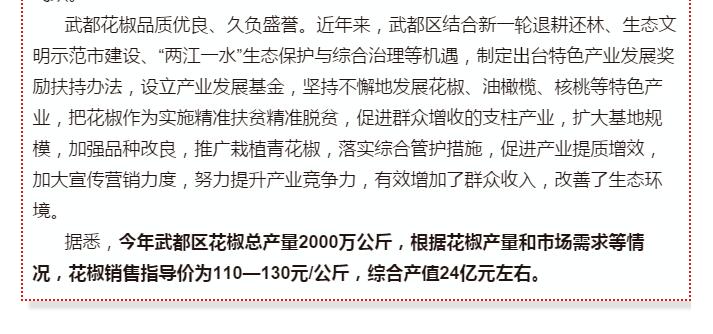 5.28億！一場盛會，武都花椒“火”了